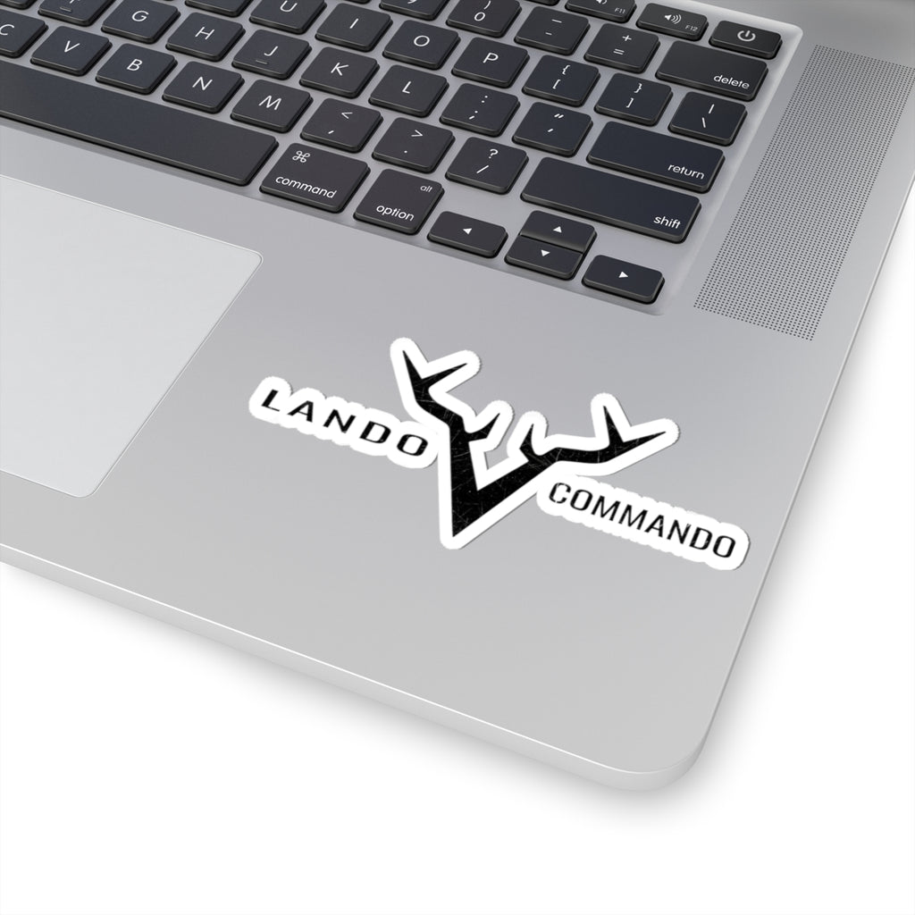 Antler V Logo kiss-cut sticker | Lando Commando decal