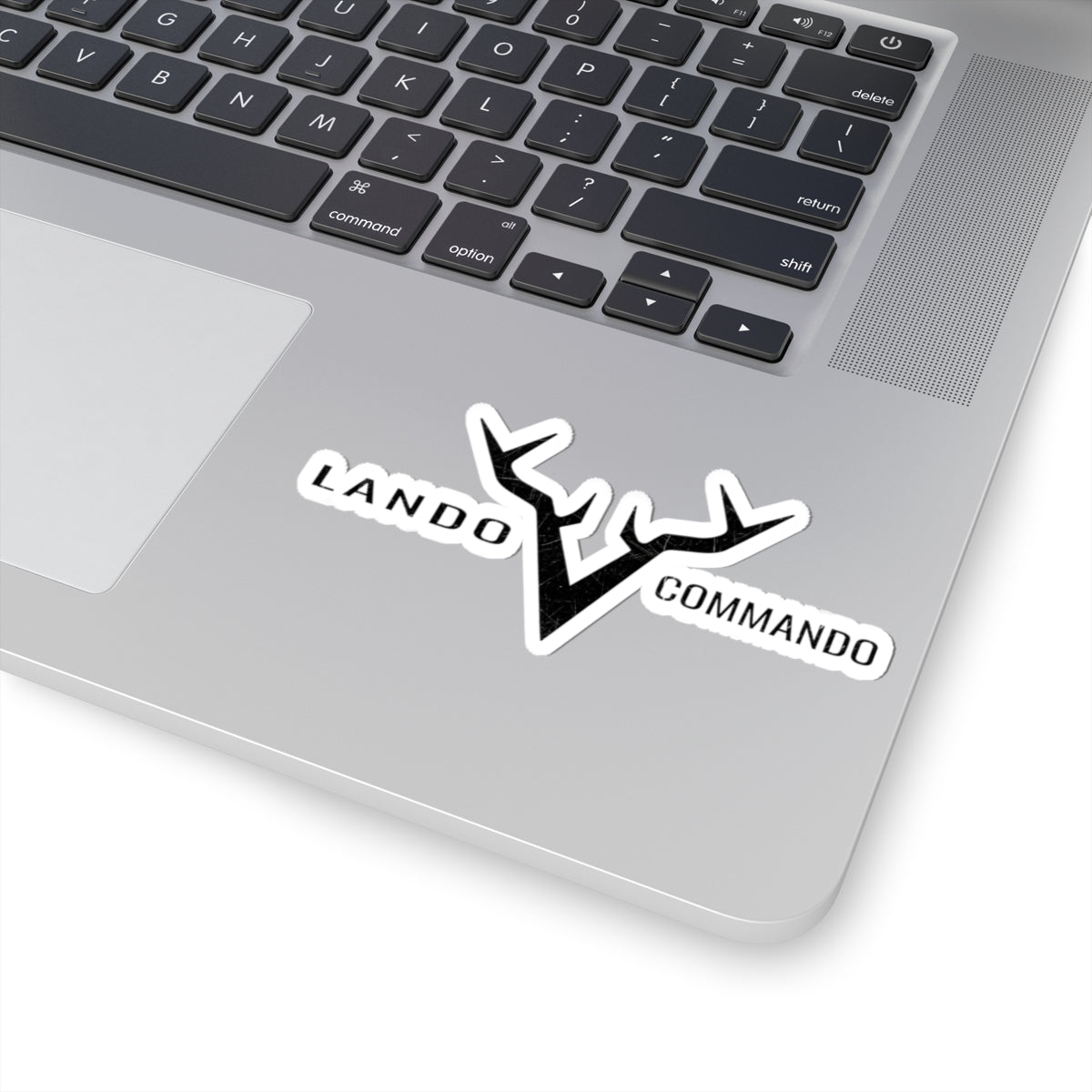 Antler V Logo kiss-cut sticker | Lando Commando decal