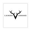 Antler V Logo Square Sticker | Lando Commando