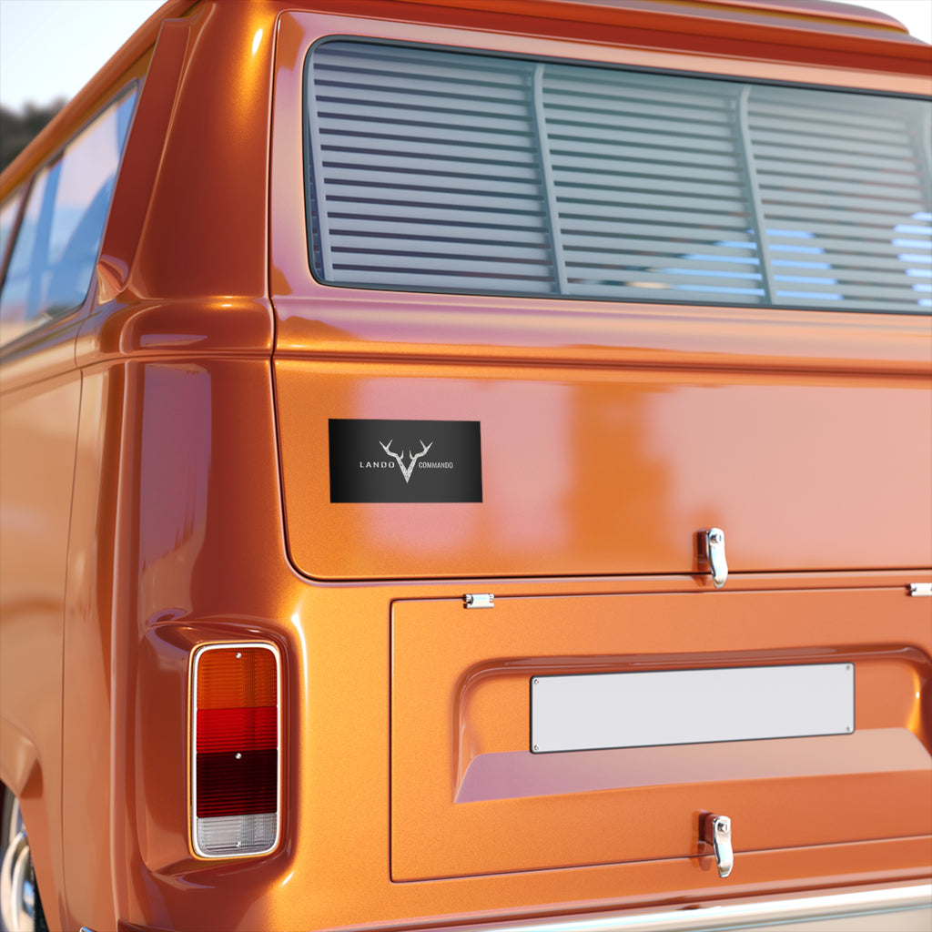 Lando Commando Antler Logo Bumper Sticker | Vinyl Car Decal
