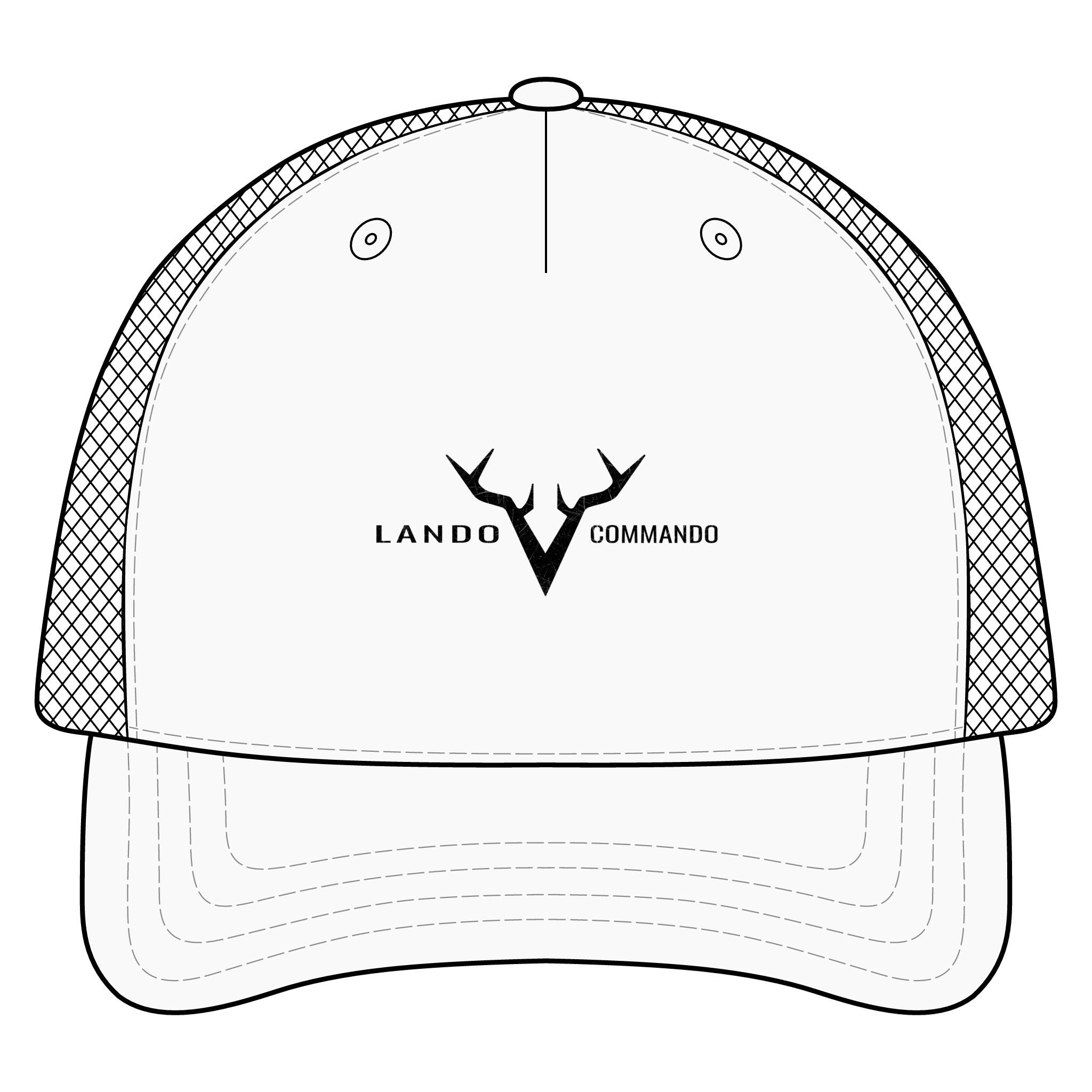 Antler V Logo Trucker Cap | Lando Commando Mesh Hat