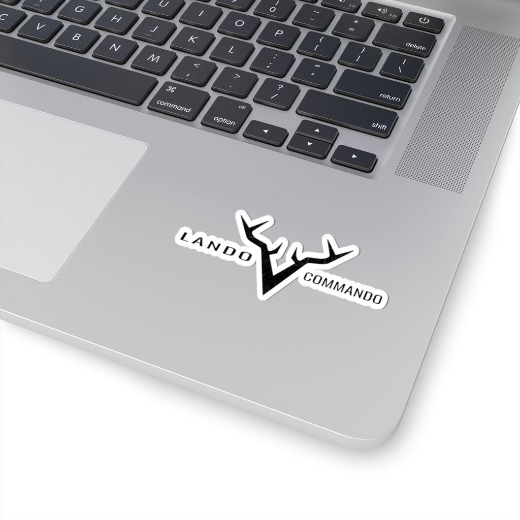 Antler V Logo kiss-cut sticker | Lando Commando decal