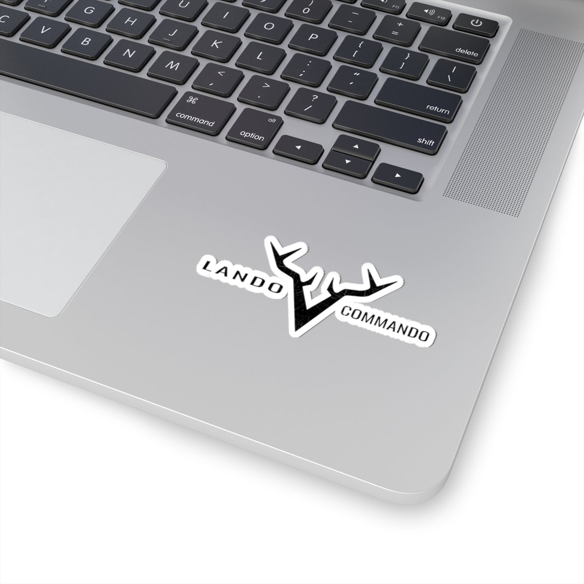 Antler V Logo kiss-cut sticker | Lando Commando decal
