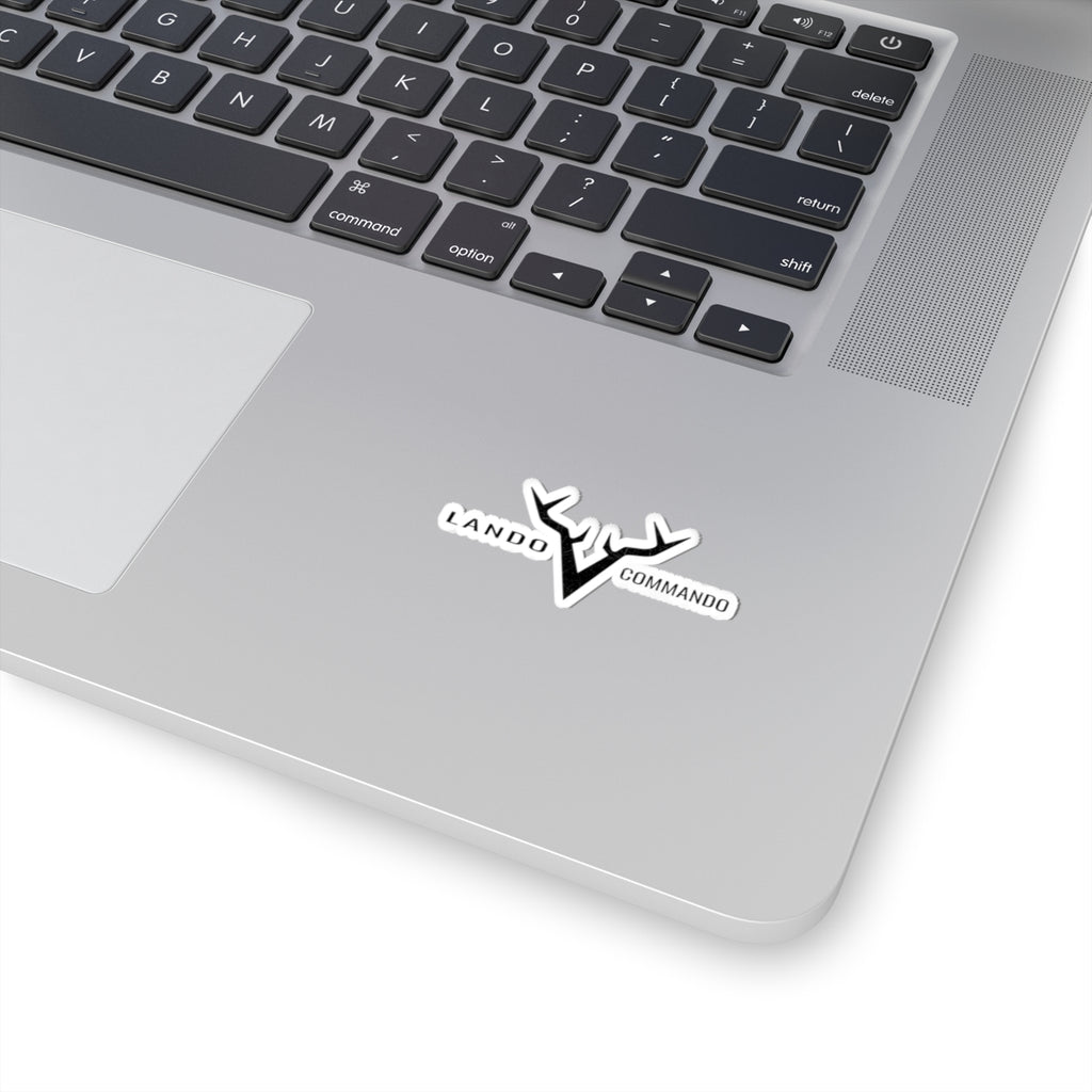 Antler V Logo kiss-cut sticker | Lando Commando decal