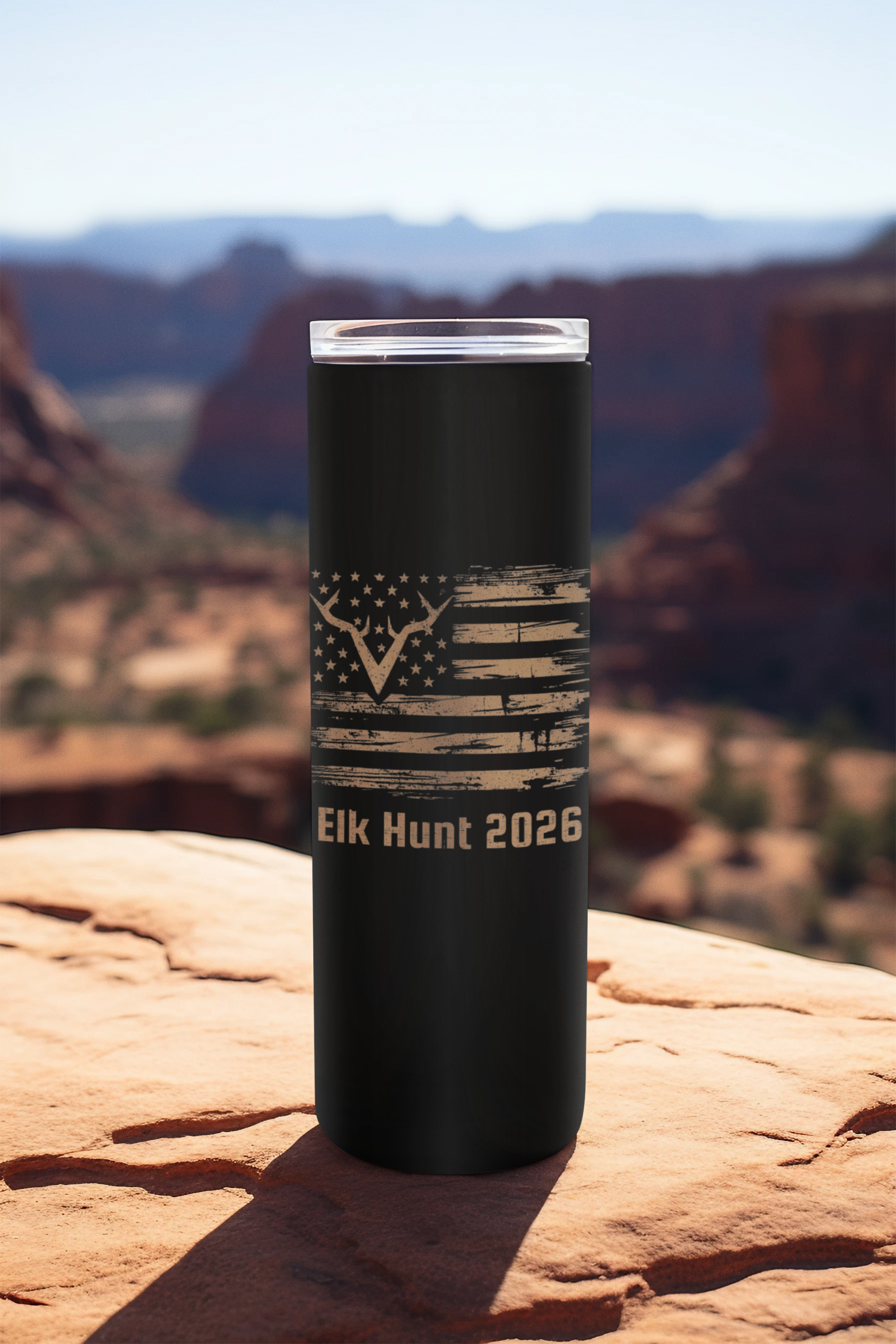 Elk Hunt - 2026 Skinny Tumbler, 22oz
