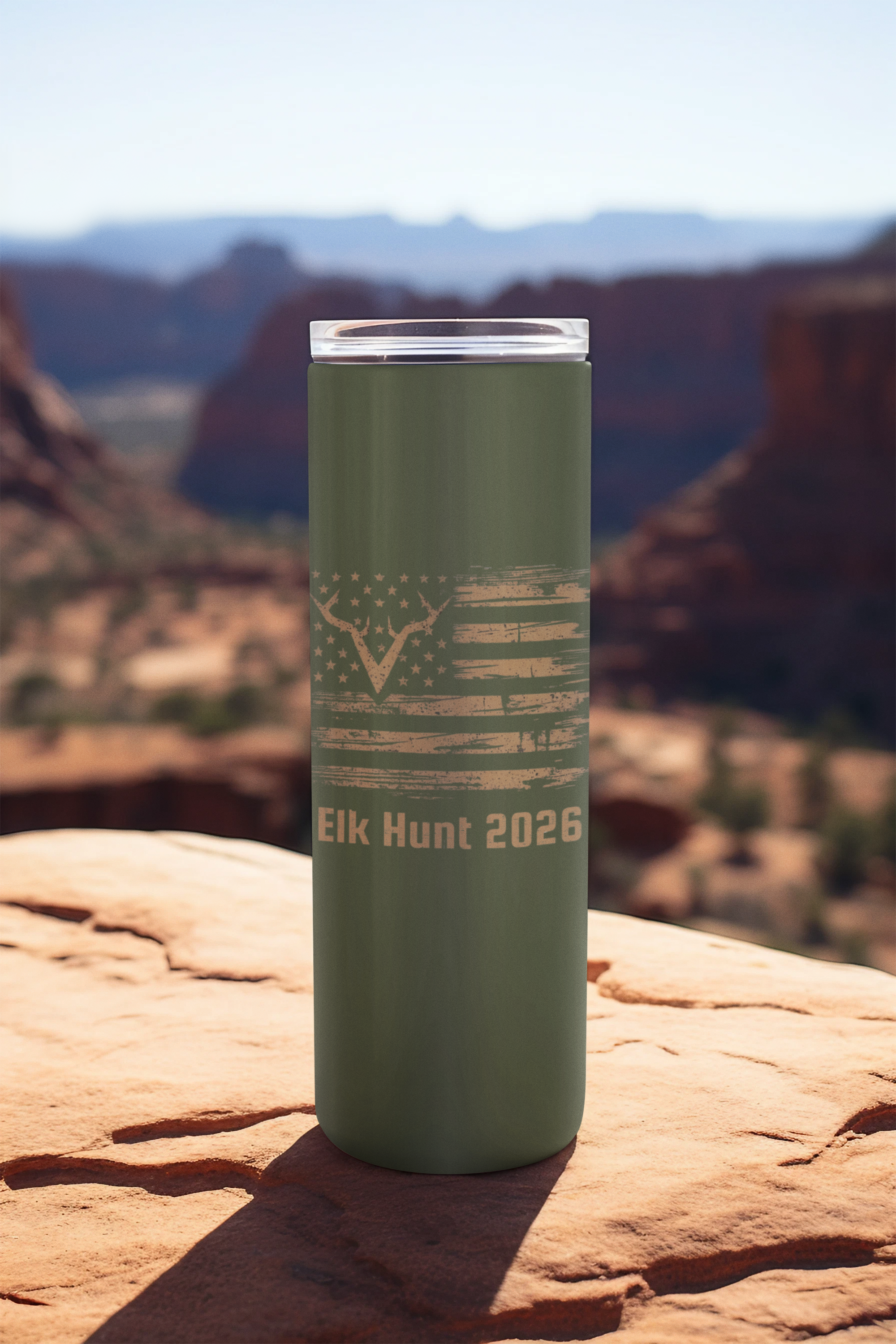 Elk Hunt - 2026 Skinny Tumbler, 22oz