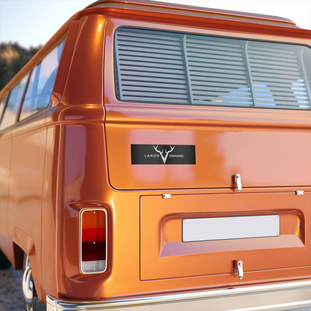 Lando Commando Antler Logo Bumper Sticker | Vinyl Car Decal
