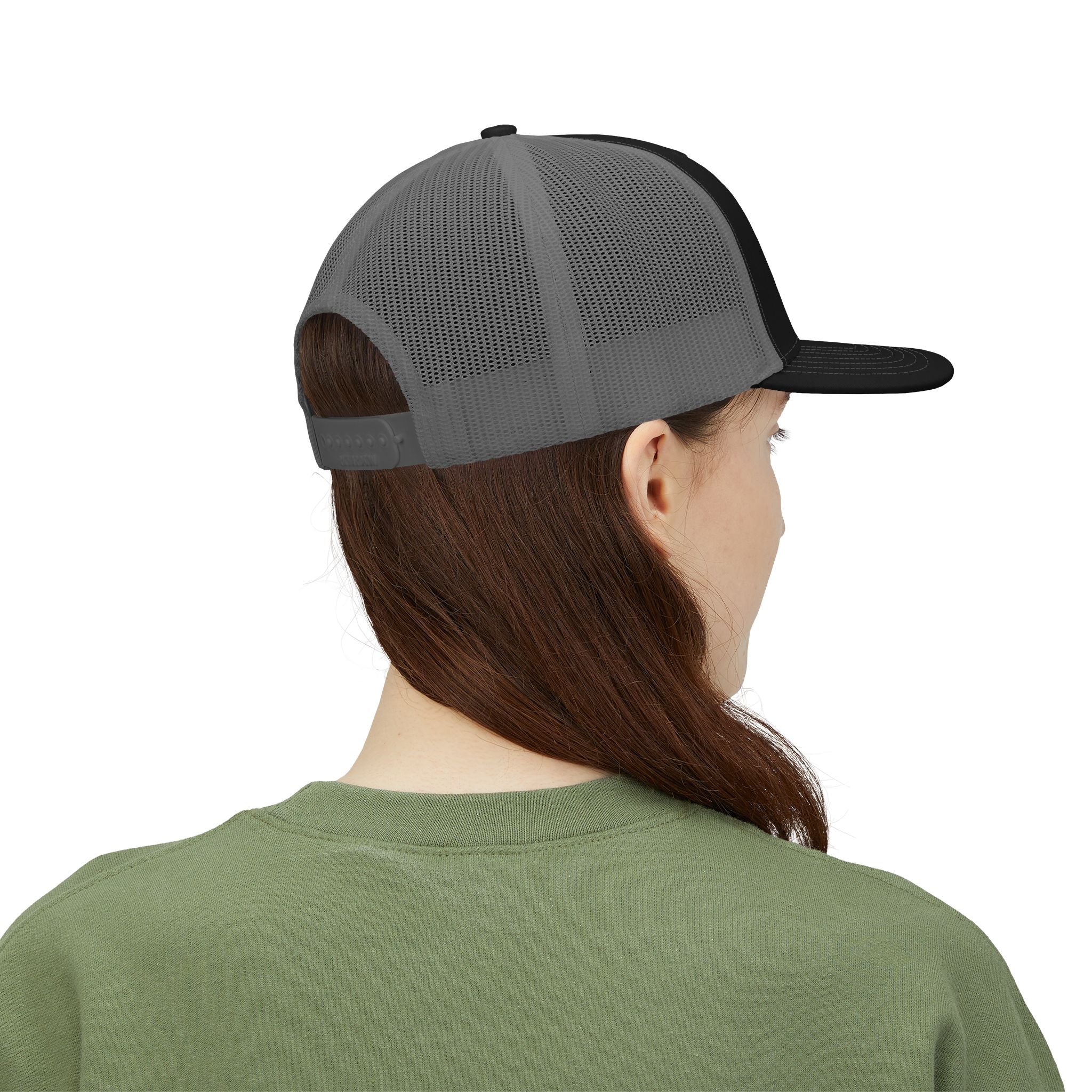 Elk Hunt 2026 | Commando Silhouette American Flag Snapback Trucker Cap | Elk Hunt 2026