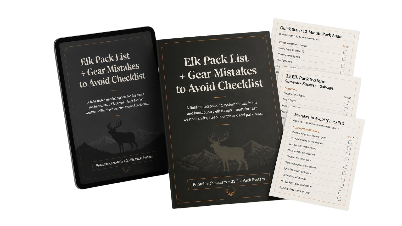 FREE - Elk Pack List & 15 Gear Mistakes to Avoid